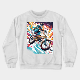 Speed bicycling Crewneck Sweatshirt